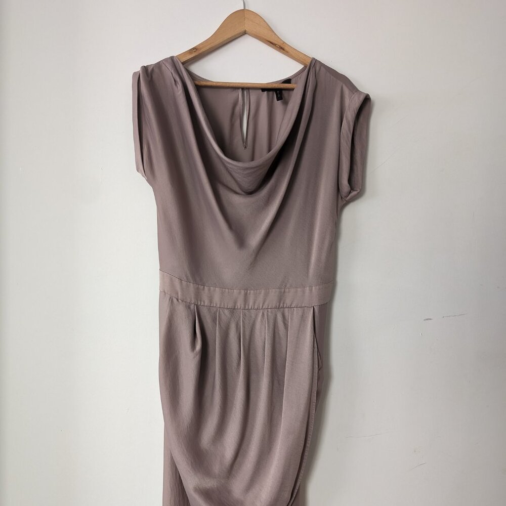 BCBG Draped Tulip Hem Dress – Size M